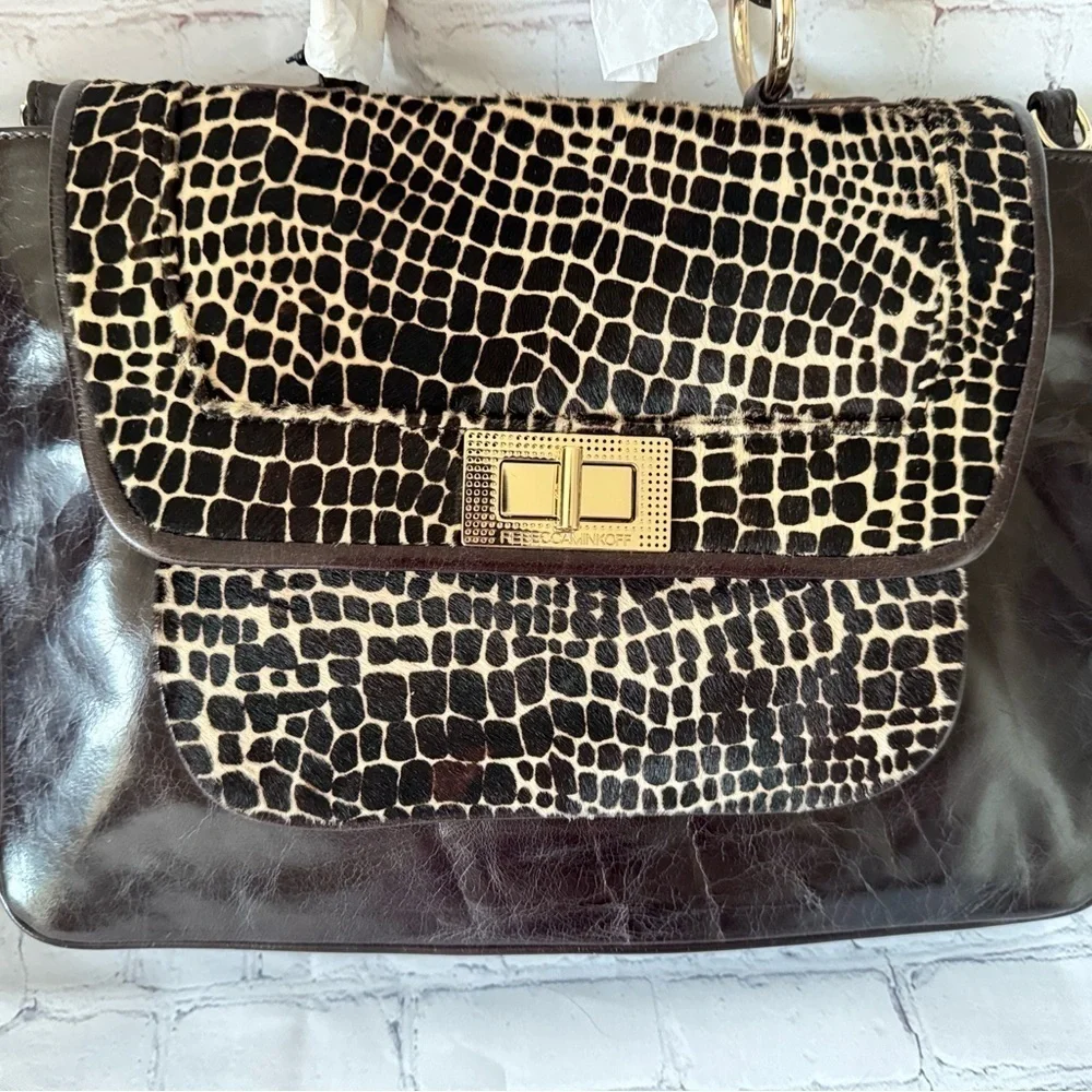 NWT Rebecca Minkoff Satchel Giraffe Bag Retail $395